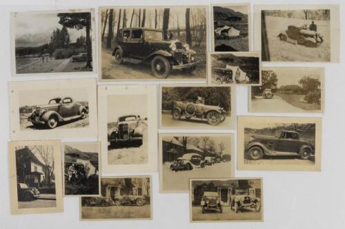 MOTORING: A collection of original motoring photographes from the 1930s/1940s