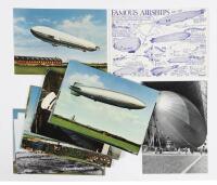 AIRSHIPS: A collection of re-print airship postcards