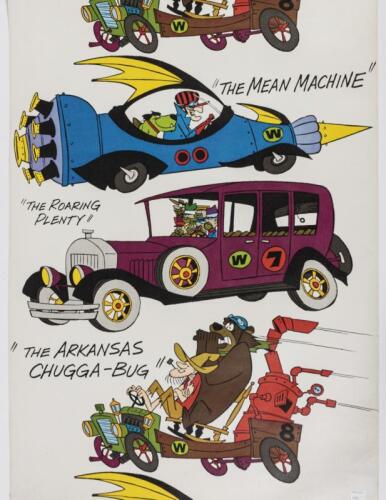 WACKY RACES: A roll of Wacky Races wallpaper, 53cm wide