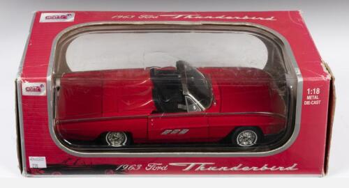 FORD: A 1:18 scale Anso diecast model of a 1963 Ford Thunderbird in original box