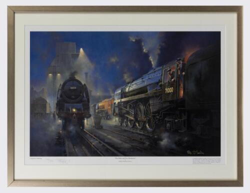 LOCOMOTIVES: A limited edition (464/850) photographic print 'The Duke and Duchess' by Philip D Hawkins