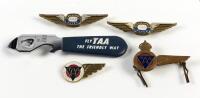 TAA: Four TTA badges and bottle opener