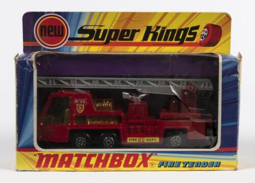 MATCHBOX: A 1972 Matchbox 'Super Kings' FIRE TENDER (K-9)