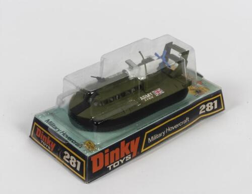HOVERCRAFT: A 1970's Dinky Toys Military Hovercraft (281). Boxed