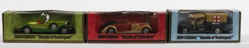 MATCHBOX: Three 1973 Matchbox "Model of Yesteryear" models. Y-11, Y-13, Y-14