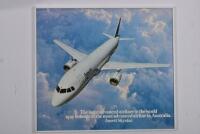 ANSETT: An original framed promotional poster for Ansett Skystar