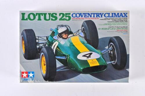 LOTUS: A Tamiya 1:20 scale Lotus 25 plastic model kit (ITEM 20044), Grand Prix Collection No.44, boxed and sealed
