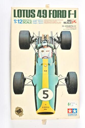 LOTUS: A Tamiya 1:12 scale Lotus 49 Ford F-1 plastic model kit