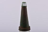 CASTROL: An early Castrol Wakefield oil bottle rack with six embossed bottles including three quart and three pint glass bottles - 18
