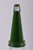 CASTROL: An early Castrol Wakefield oil bottle rack with six embossed bottles including three quart and three pint glass bottles - 22