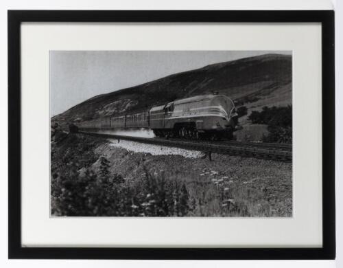 LOCOMOTIVES: A framed reproduction print of a locomotive, 41 x 54cm