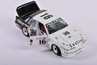 COMMODORE: A 1:18 scale Biante Holden VL Commodore group A as race by Grice/Percy in 1990 Tooheys 1000 winner, #16, missing the two rear view mirrors and the aerial, in fitted box - 4