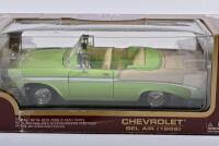 FORD/CHEVROLET: Two 1:18 scale Road Legends Collection Ford Fairlane Crown Victoria 1955 and Chevrolet Bel Air 1956, in fitted box. - 3