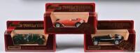 RACING CARS: A three 1:35 scale Matchbox Racing Cars as Maserati 250F, ERA 1935, Bentley Supercharged 1930, models of yesteryear, in fitted box