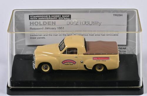 HOLDEN: A 1:43 scale Trax Holden 50-2106 Utility in 1951, 60th anniversary edition, TR25H, in perspex case