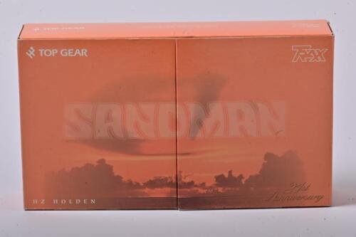SANDMAN: A set of two 1:43 scale Trax Holden HZ Sandman van/ute, 21st Anniversary, blue/grey, TRS23, in fitted box