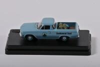 HOLDEN: A 1:43 scale Trax Holden EH Utility in 1963, light blue, centennial coal 20th birthday anniversary, TR54G, in perspex case - 2