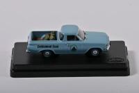 HOLDEN: A 1:43 scale Trax Holden EH Utility in 1963, light blue, centennial coal 20th birthday anniversary, TR54G, in perspex case - 3
