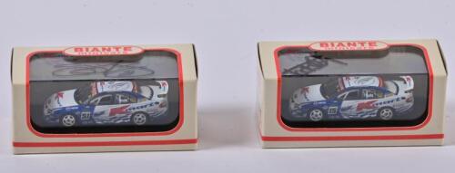 COMMODORE: Two 1:64 scale Biante Holden Commodore VX as race by Murphy/Kelly in 2002, #51/#15, Kmart Racing Team, signed by Murphy/Kelly in fitted box