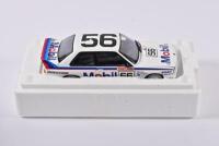 M3: A limited edition 1:18 Autoart BMW M3 as raced by Jim Richards/ Peter Brock in 1988 Tooheys 1000, #56, with COA signed by Richards numbered 1875/2350, aerial detached but present, in fitted box (SALEROOM NOTICE) - 4