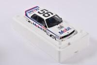 M3: A limited edition 1:18 Autoart BMW M3 as raced by Jim Richards/ Peter Brock in 1988 Tooheys 1000, #56, with COA signed by Richards numbered 1875/2350, aerial detached but present, in fitted box (SALEROOM NOTICE) - 5