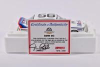M3: A limited edition 1:18 Autoart BMW M3 as raced by Jim Richards/ Peter Brock in 1988 Tooheys 1000, #56, with COA signed by Richards numbered 1875/2350, aerial detached but present, in fitted box (SALEROOM NOTICE) - 6