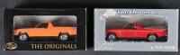 SANDMAN: Two 1:43 scale Trax Holden HX Sandman UTE released in 1976, TR46/TR22B, in fitted box