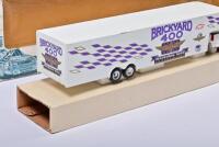 CHEVROLET: A limited edition 1:24 scale Brookfield Collectors Chevrolet Crew Cab Truck & Trailer in 1994, Brickyard 400 Official Pace Car Hauler, in poor fitted box condition - 6