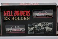 HELL DRIVERS: A set of two 1:43 scale Trax Holden EK Special Sedan in 1962, Canadian Hell Drivers, TRS21B, in fitted box - 3