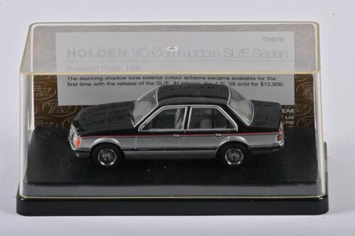 HOLDEN: A 1:43 scale Trax Holden VC Commodore SL/E Sedan released 1980, TR61B, in perspex case