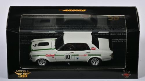 FALCON: A 1:43 scale Models56 Ford Super Falcon GTHO as race by Geoghegan's in 1970, #10, in fitted box