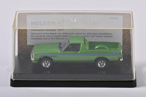 HOLDEN: A 1:43 scale 1977 Holden HZ Sandman Ute by TRAX , in perspex display box