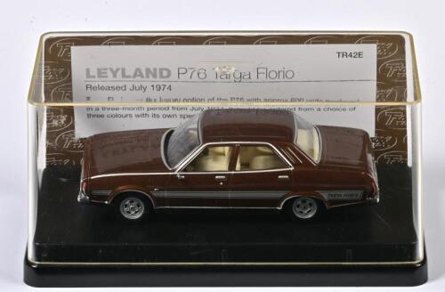 LEYLAND: A 1:43 scale Trax Leyland P76 1974 Targa Florio, TR42E, in perspex case