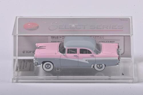 FORD: A 1:43 scale limited edition 1958 Ford Customline Sedan by TRAX Select series, numbered 1181/1710, in perspex display box
