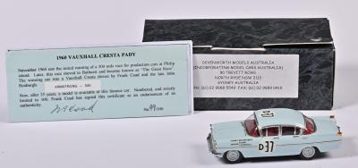 VAUXHALL: A limited edition 1:43 scale Model Cars Australia Vauxhall Cresta 1960 as race by F.Coad/J.Roxburgh, with signed COA numbered 49/100, in fitted box