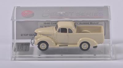 CHEVROLET: A 1:43 scale limited edition 1946 Chevrolet Utility "Aussie Build" by TRAX Select series, numbered 412/950, in perspex display box