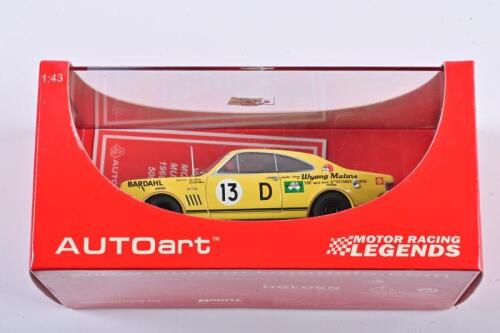 MONARO: A limited edition 1:43 scale Autoart Holden Monaro HK GTS327 as race by McPhee/Mulholland in 1968 Hardie Ferodo 500 winner, #13D, with COA numbered 257/2544, in fitted box