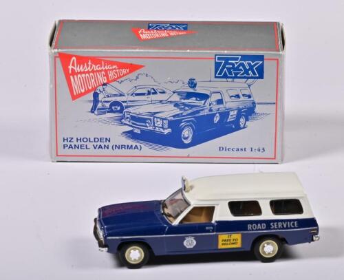 HOLDEN: A 1:43 scale Trax 1977 Holden HZ Panel Van (NRMA), Australian Motoring History, TR12, in fitted box