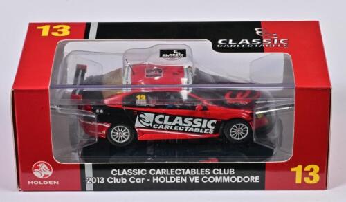 COMMODORE: A 1:43 scale Classic Carlectables Holden VE Commodore, Club Car 2013, #13, in double fitted box