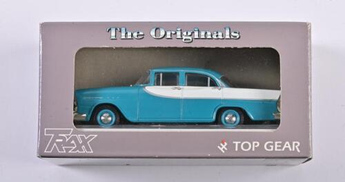 HOLDEN: A 1:43 scale Trax Holden FB Sedan, blue with white stripes, TR20, in fitted box