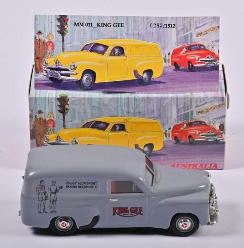 HOLDEN FJ: A limited edition 1:25 scale Mint and Boxed Collectible Models Holden FJ Van King Gee, MB011, with COA numbered 283/1512, in fitted box