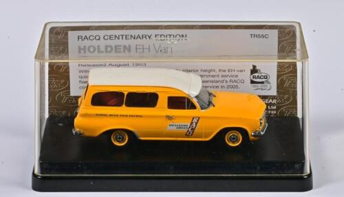 HOLDEN: A 1:43 scale Trax Holden EH Van released 1963, RACQ Centenary edition, TR55C, in double fitted box