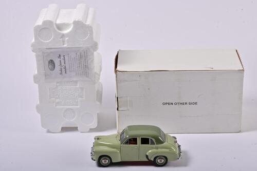 HOLDEN: A 1:24 scale Trax Holden FJ special sedan, green cream, in fitted box