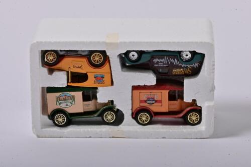 AMERICAN MICRO BREWERIES: A set of four 1:60 scale Matchbox American Micro Breweries Collection, COMMERCIAL vehicles with livery as Zonker/Mt Wilson/SunValley/San Andreas, in fitted box