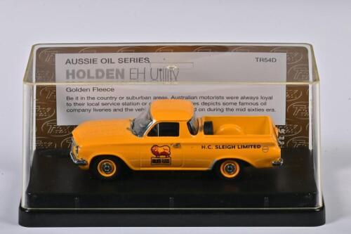 HOLDEN: A 1:43 scale Trax Holden EH Utility, Golden Fleece, Aussie Oil Series, TR54D, in perspex case