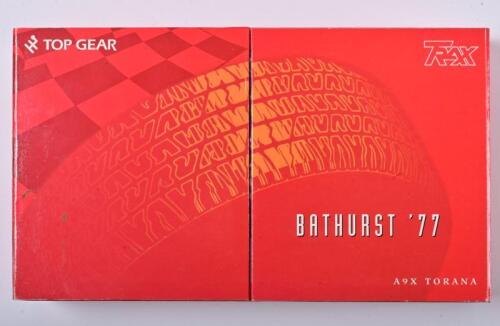 RUTHERFORD: A set of two 1:43 scale Trax Torana A9X as race by Rutherford in Bathurst '77, #17/#25, TRS 28, in fitted box