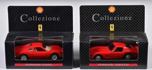 FERRARI: Two 1:43 scale Collezione Ferrari 250 GTO/Ferrari Dino, red, in fitted box