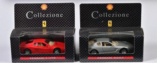 FERRARI: Two 1:43 scale Collezione Ferrari 512TR/Ferrari 456GT, red/silver, in fitted box