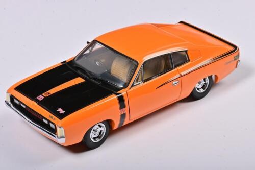 CHRYSLER: A 1:18 scale Trax Chrysler Valiant Charger R/T, orange with black stripes, no box