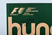 FORMULA 1: A 2014 Hungary Formula One GP programme signed by drivers, managers and test drivers including Lewis Hamilton, Christian Horner, Ron Dennis,Toto Wolff and 37 more - 2